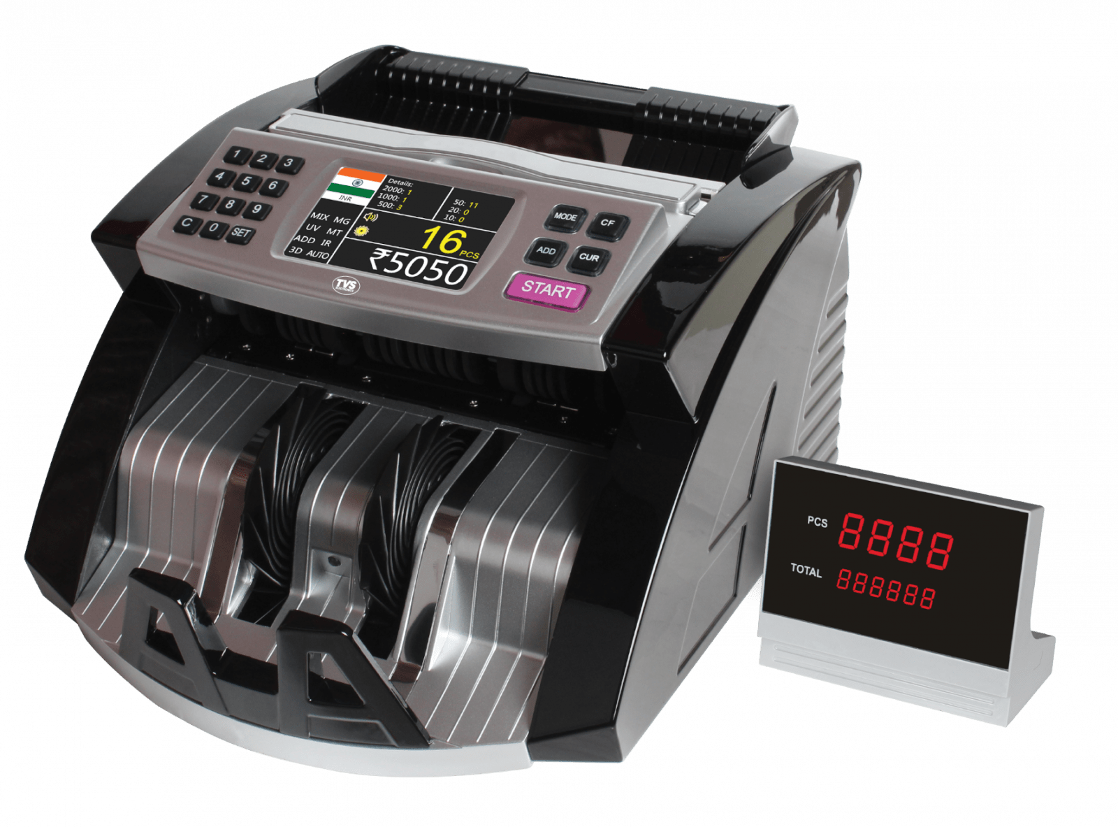 Cash Counting Machine: Buy TVS-e Money Counting Machine, Note Counting ...