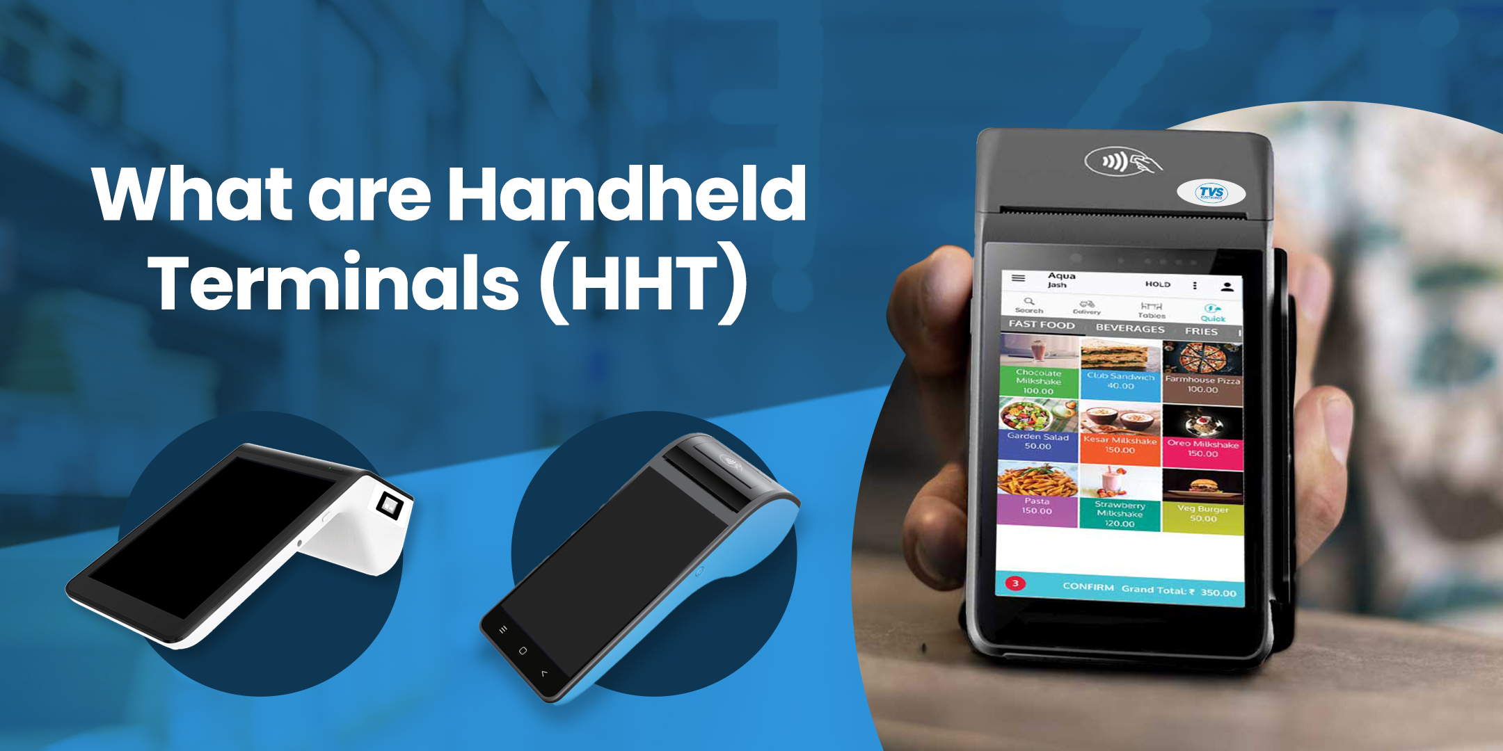 What are handheld terminals (HHT)?